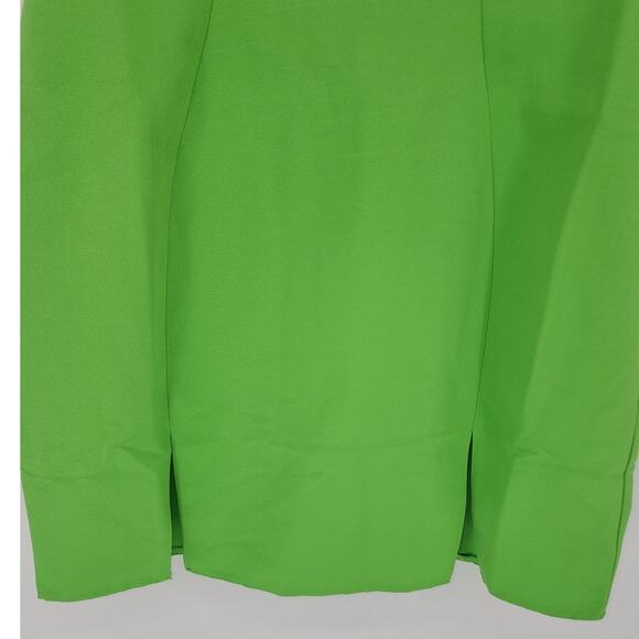 ASOS Design Bright Green Sleeveless Fitted Dress Size 10 (UK 14 / EU 42) - Picture 5 of 11